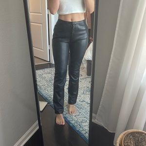 Richard Tyler couture leather pants